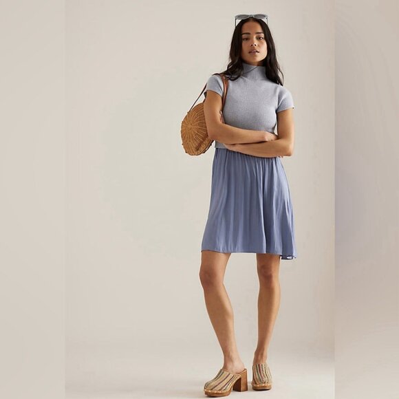 NWT Size S -Anthropologie The Thea Short Sleeve Twofer Mini Dress (NWT US$ 148) - Picture 6 of 13